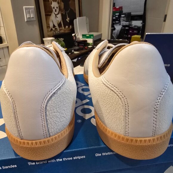 NEW Adidas BW Army Lux Men’s Size 12 White Gum Leather JH7834 SHOES SKATEBOARD - Picture 6 of 16